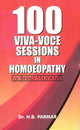 Book cover of: 100 Viva-Voce Sessions in Homoeopathy. By: H.B. Parmar