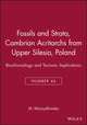 Book cover of: Cambrian Acritarchs from Upper Silesia, Poland. By: M. Moczydlowska