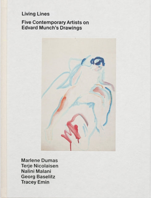Book cover of: Living Lines. By: Edvard Munch