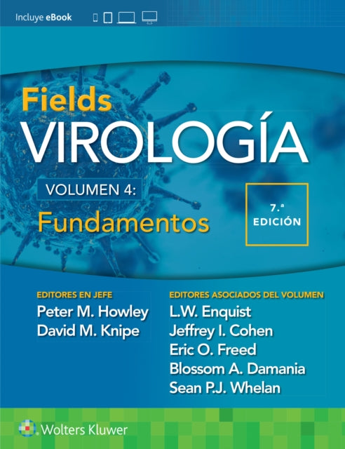 Book cover of: Fields. Virologia. Volumen IV. Fundamentos