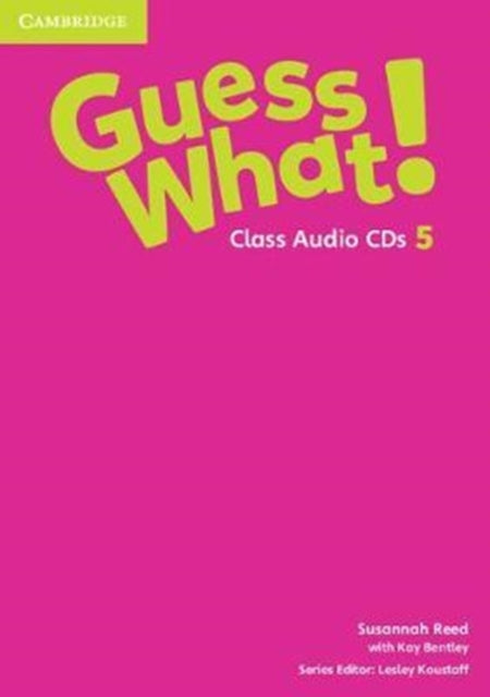 Book cover of: Guess What! Level 5 Class Audio CDs (3) Spanish Edition