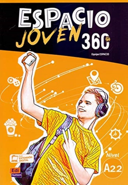 Book cover of: Espacio Joven 360 A2.2 : Student Book. By: María del Carmen Cabeza
