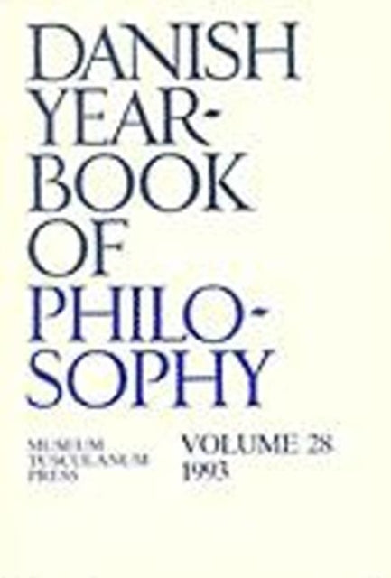 Book cover of: Danish Yearbook of Philosophy