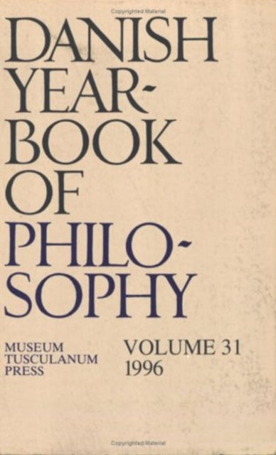 Book cover of: Danish Yearbook of Philosophy
