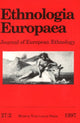 Book cover of: Ethnologia Europaea