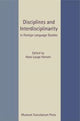 Book cover of: Discipline & Interdisciplinarity. By: Jans Lauge Hansen