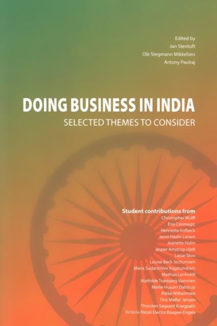 Book cover of: Doing Business in India. By: Jan Stentoft Arlbjørn