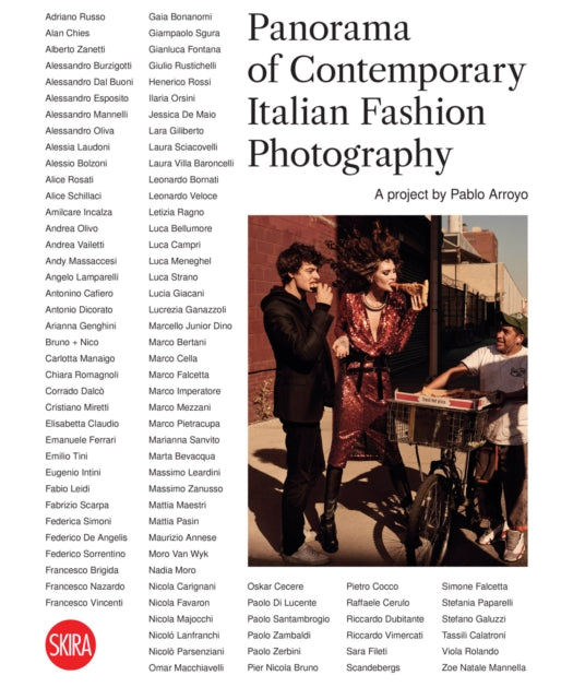 Book cover of: Panorama of Contemporary Italian Fashion Photography (Bilingual edition). By: Pablo Arroyo