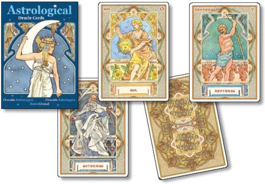 Book cover of: Astrological Oracle Cards