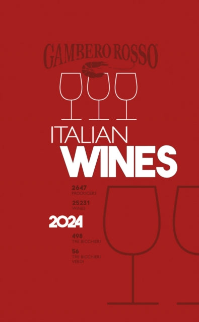 Book cover of: Italian Wines 2024. By: GAMBERO ROSSO