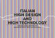 Book cover of: Italian High Design & High Technology