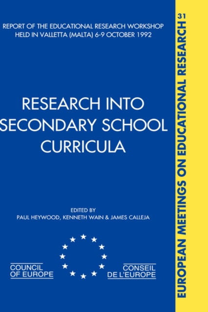 Book cover of: Research into Secondary School Curricula. By: Heywood