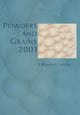 Book cover of: Powder and Grains 2001. By: Kishino