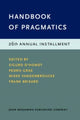 Book cover of: Handbook of Pragmatics. By: Sigurd D'hondt