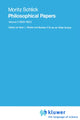 Book cover of: Moritz Schlick Philosophical Papers. By: Moritz Schlick