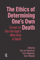 Book cover of: Ethics of Determining One’s Own Death. By: Gijs van Donselaar