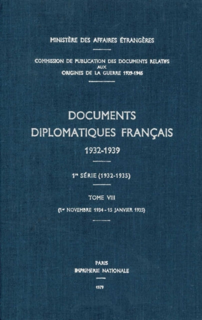 Book cover of: Documents Diplomatiques Francais