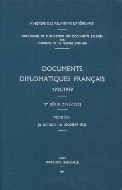 Book cover of: Documents Diplomatiques Francais