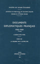 Book cover of: Documents Diplomatiques Francais