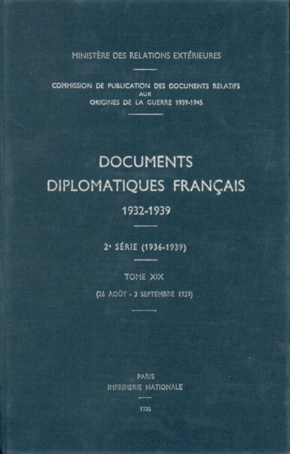 Book cover of: Documents Diplomatiques Francais. By: Ministère des Affaires étrangères