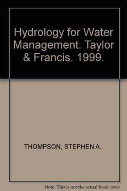 Hydrology for Water Management