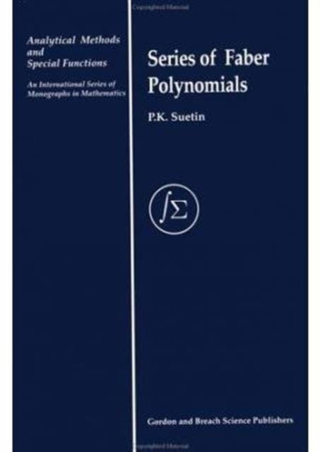 Book cover of: Series of Faber Polynomials