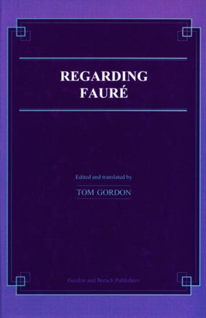 Regarding Faure
