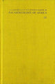 Book cover of: Palaeoecology of Africa, volume 16