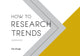 Book cover of: How to Research Trends Workbook. By: Els Dragt