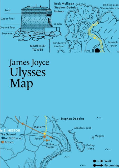 Book cover of: James Joyce, Ulysses Map