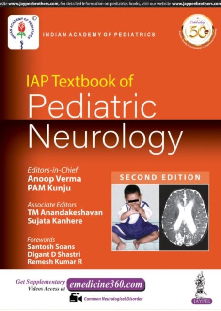 Book cover of: IAP Textbook of Pediatric Neurology. By: Anoop Verma