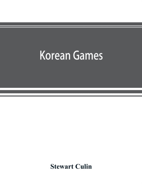 Book cover of: Korean games