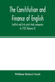 Book cover of: constitution and finance of English, Scottish and Irish joint-stock companies to 1720 (Volume II) Companies for foreign Trade, Colonization, Fishing and Mining