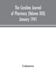 Book cover of: Carolina journal of pharmacy (Volume XXII) January 1941