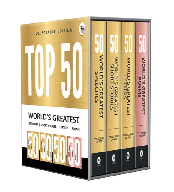 Book cover of: Collectable Edition: Top 50 World’s Greatest Short Stories, Speeches, Letters & Poems