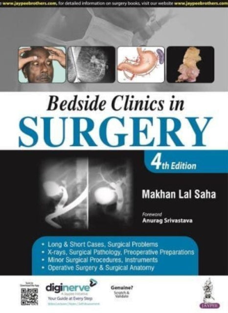 Book cover of: Bedside Clinics in Surgery. By: Makhan Lal Saha