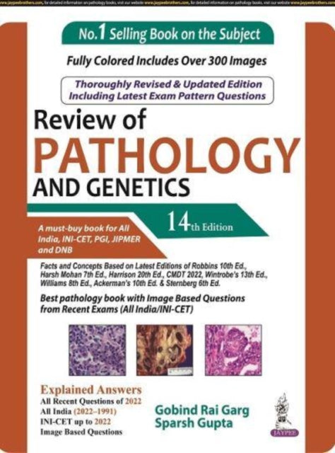 Book cover of: Review of Pathology and Genetics. By: Gobind Rai Garg