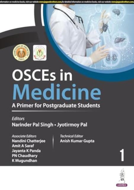 Book cover of: OSCEs in Medicine 1. By: P. A. L. SINGH