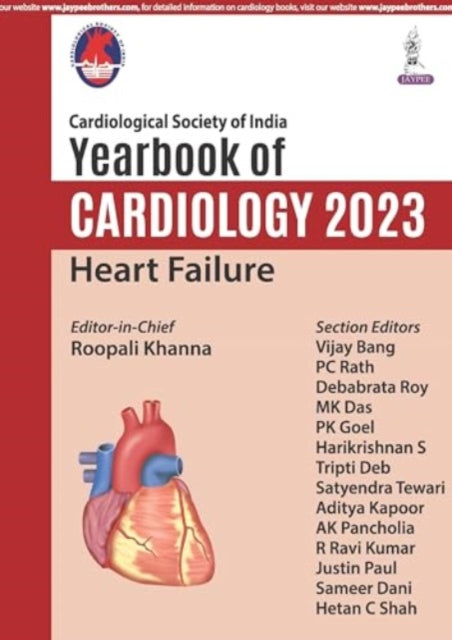 Book cover of: Yearbook of Cardiology 2023: Heart Failure. By: KHANNA