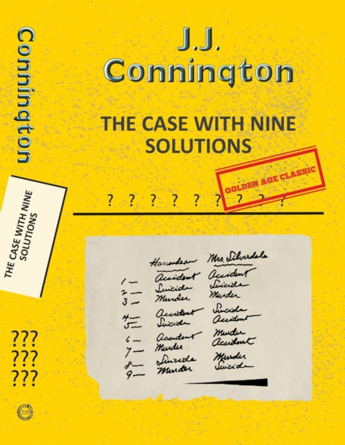 Book cover of: The Case With Nine Solutions