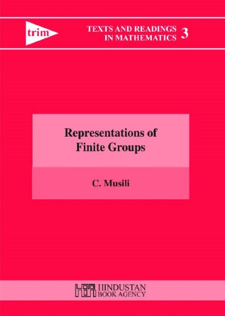 Book cover of: Representations of Finite Groups. By: C. Musili