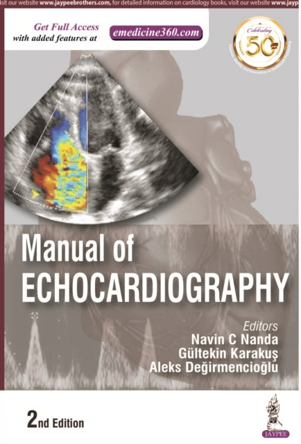 Book cover of: Manual of Echocardiography. By: Karakus NANDA