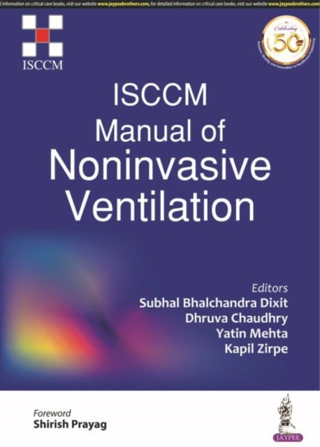 Book cover of: ISCCM Manual of Noninvasive Ventilation. By: Chaudhry EDITORS: