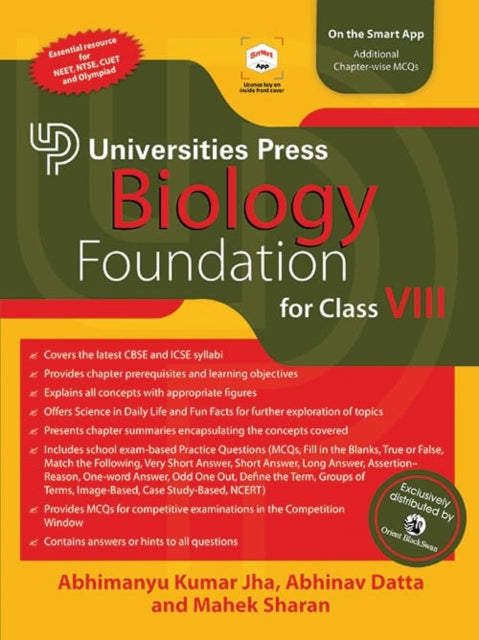 Book cover of: Biology Foundation for Class VIII
