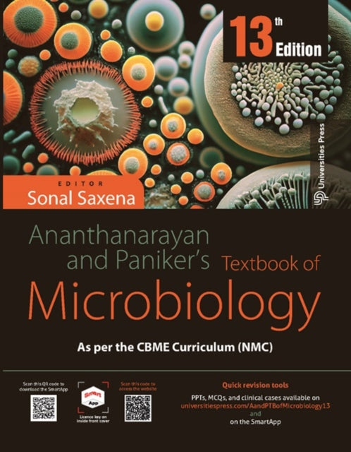 Book cover of: Ananthanarayan And Panikers Textbook Of Microbiology