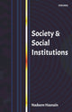 Book cover of: Society & Social Institutions