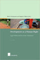 Book cover of: Development as a Human Right