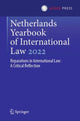 Book cover of: Netherlands Yearbook of International Law 2022. By: Otto Spijkers