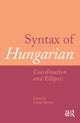 Book cover of: Syntax of Hungarian. By: Zoltán Bánréti