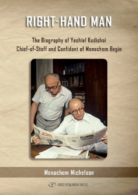 Book cover of: Right Hand Man. By: Menachem Michelson
